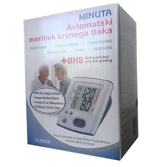 Minuta avtomatski merilnik krvnega tlaka, 1 set