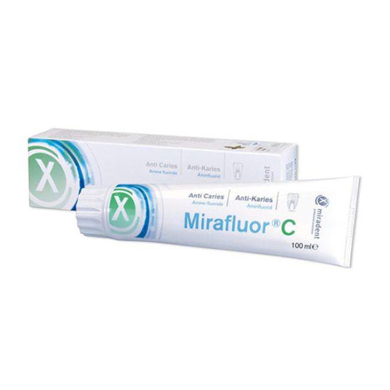 Miradent Mirafluor C zobna krema proti kariesu, 100 mL