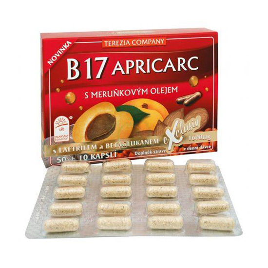 Terezia B17 Vitamin Apricarc prehransko dopolnilo, 60 ali 180 kapsul