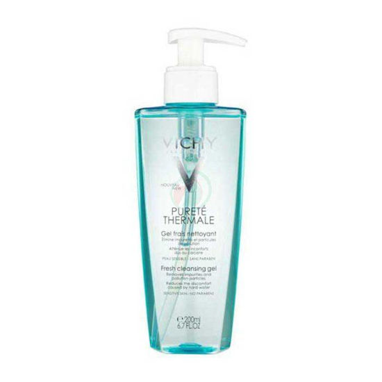Vichy Purete Thermale gel za čiščenje občutljve kože obraza, 200 mL