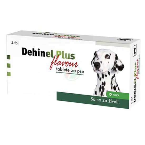 Dehinel Plus Flavour tablete, 4 ali 100 tablet