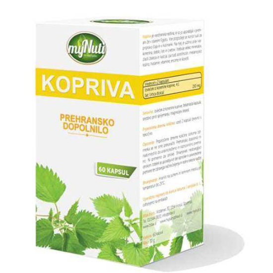 MyNuti kopriva, 60 kapsul