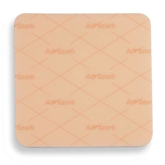 Advazorb Silfix obloga iz hidrofilne pene in silikona 15x15 cm, 10 oblog