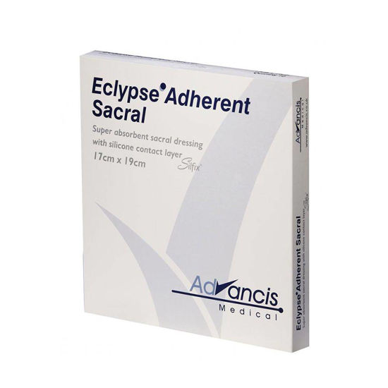 Eclypse Adherent Sacral visoko vpojna obloga za križnico 17x19 cm, 10 oblog - CLONED