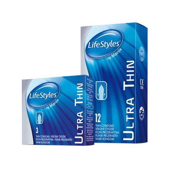 LifeStyles Skyn Ultra Thin tanki kondomi, 12 kondomov