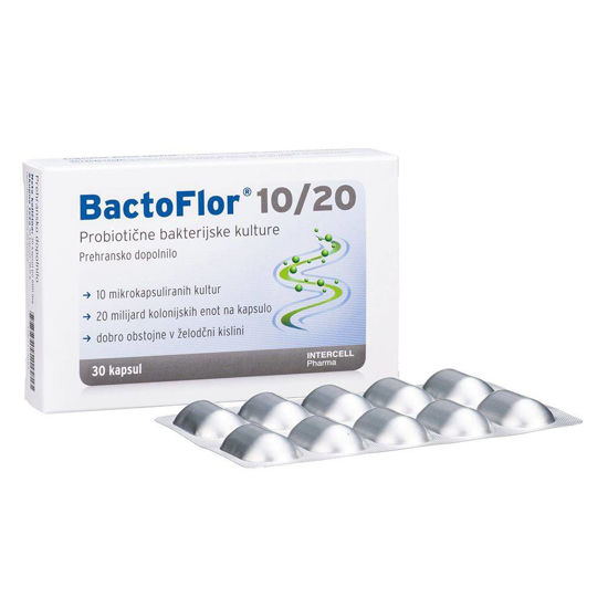 BactoFlor 10/20 mikroorganizmi, 30 kapsul