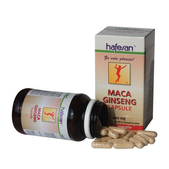 Hafesan maca ginseng kapsule, 60 kapsul ali KOMPLET