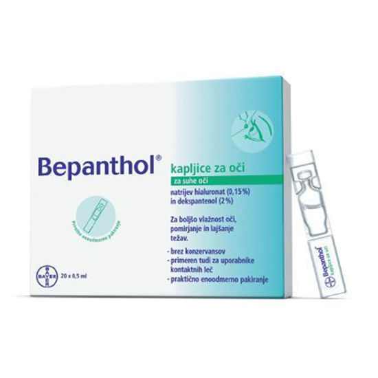 Bepanthol kapljice za oči, 20x0,5 mL