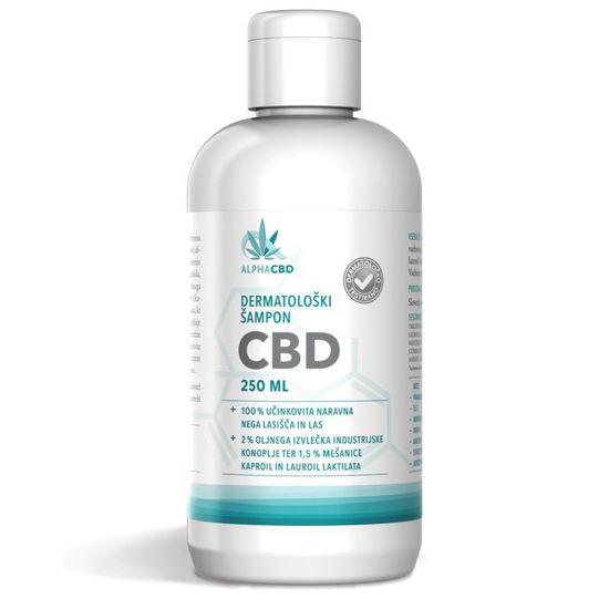 Alpha CBD dermatološki šampon, 250 mL