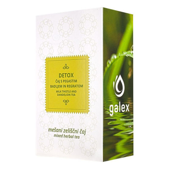Galex Detox čaj s pegastim badljem in regratom, 80 g