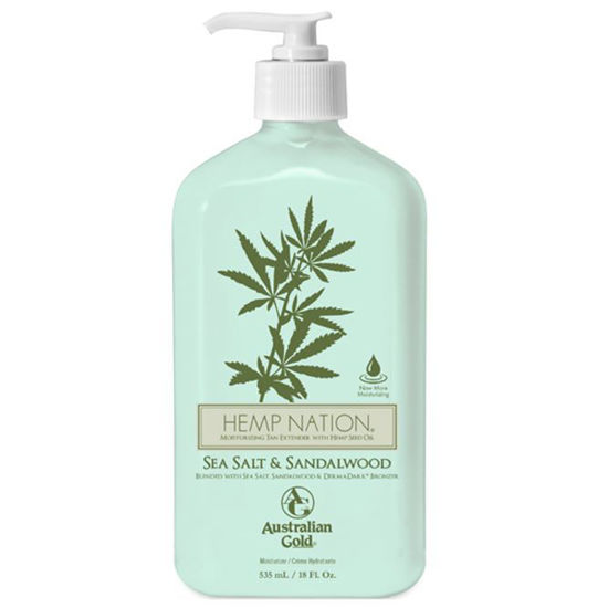 Australian Gold hemp nation losjon za telo Sea Salt & Sandalwood, 535 mL