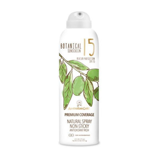 Australian Gold Botanical neprekinjen sprej za sončenje z ZF 15, 177 mL