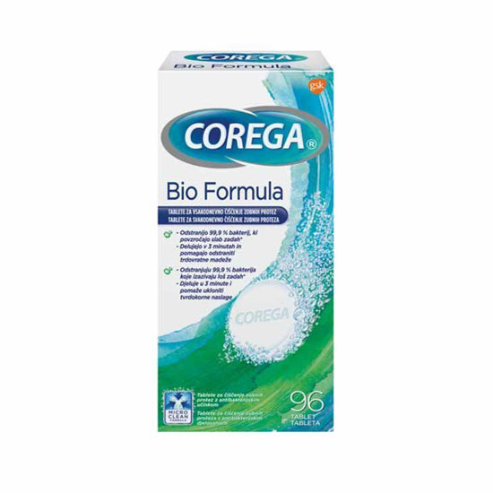 Corega Bio formula čistilne tablete, 108 tablet