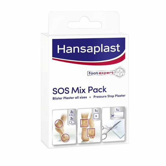 Hansaplast SOS Mix Pack komplet obližev, 6 obližev