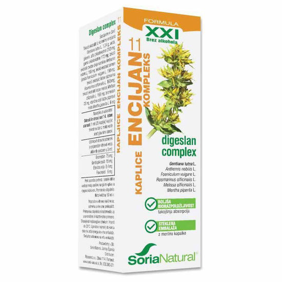 Soria Natural Encijan kompleks XXI kapljice, 50 mL