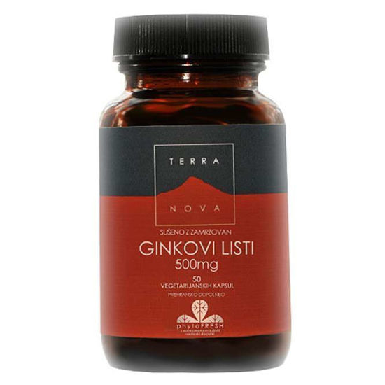 TerraNova ginko listi, 50 kapsul