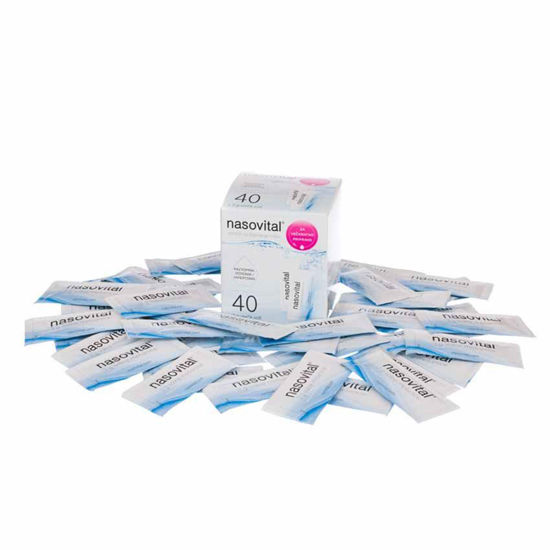 Nasovital Swish Stix sol za pripravo raztopine za izpiranje nosu, 40x3 g
