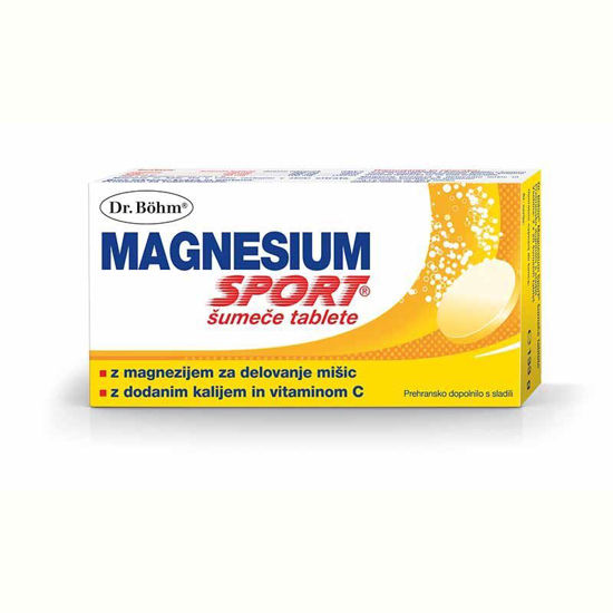Dr. Böhm Magnesium Sport šumeče tablete, 40 šumenk