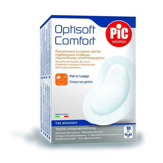 PiC Optisoft obliž za oko comfort, 10 obližev
