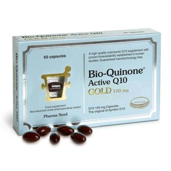 Bio-QINON Aktivni Q10 GOLD z B2 vitaminom, 60 ali 150 kapsul