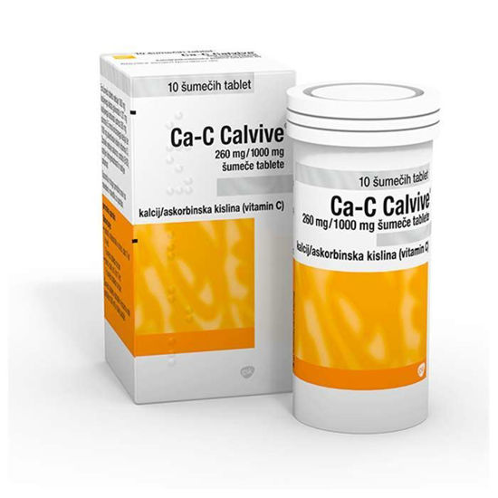 Ca-C Calvive šumeče tablete, 10 tablet