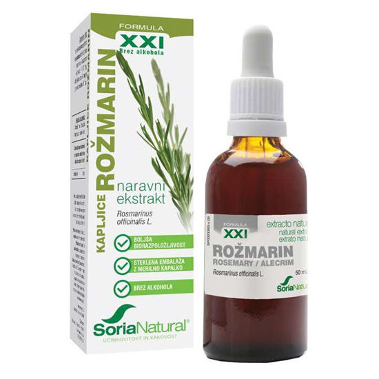 Soria Natural XXI rožmarin kapljice, 50 mL