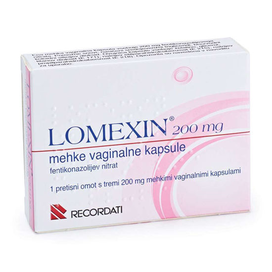 Lomexin vaginalne kapsule 200  ali 600 mg
