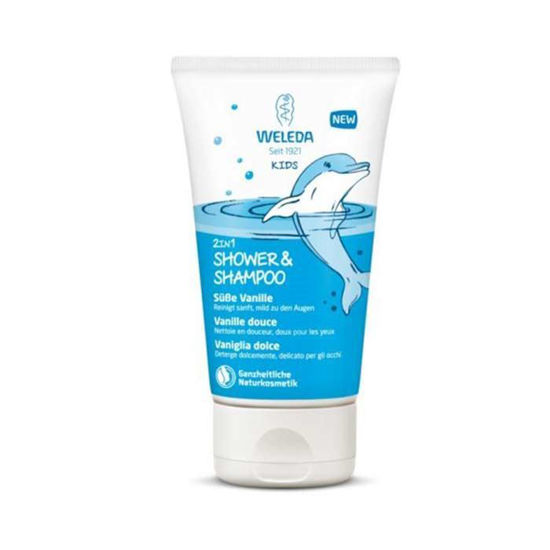 Weleda 2v1 gel za prhanje in šampon - prijetni vonj, 150 mL