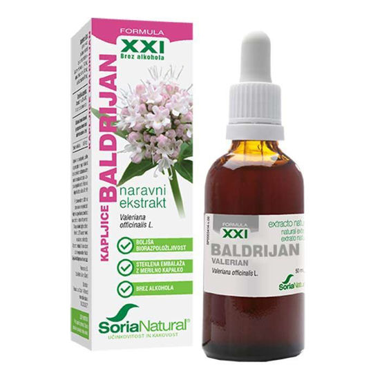 Soria Natural XXI baldrijan kapljice, 50 mL
