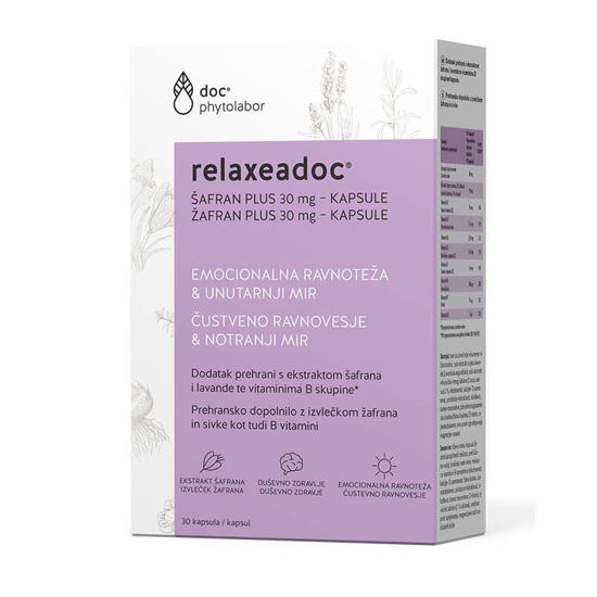 Relaxeadoc žafran 30 mg, 30 kapsul
