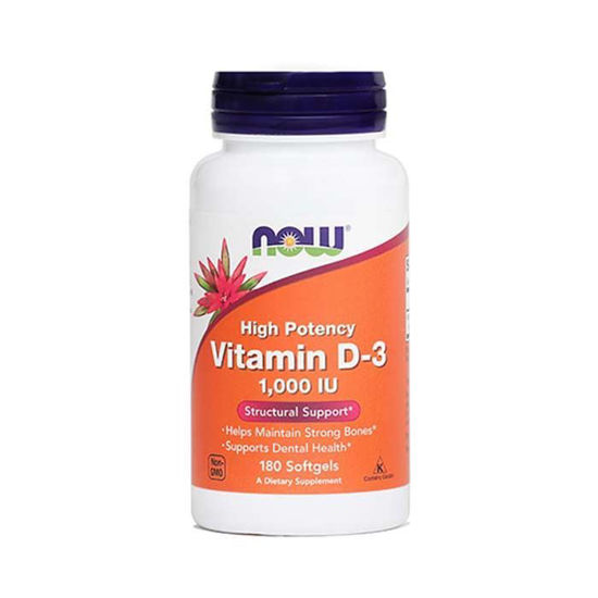 Now vitamin D-3 25 mcg (1000 IU) kapsule, 180 kapsul