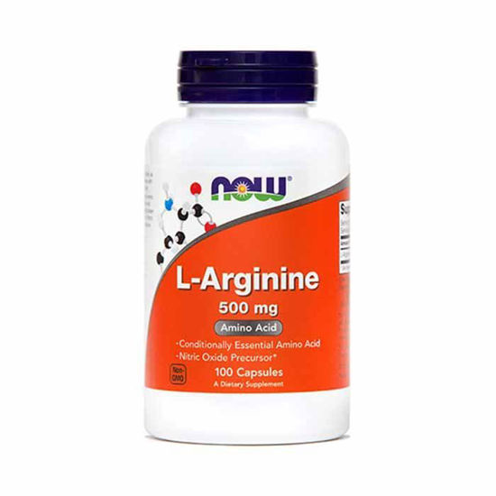 Now L-Arginin 500 mg, 100 kapsul