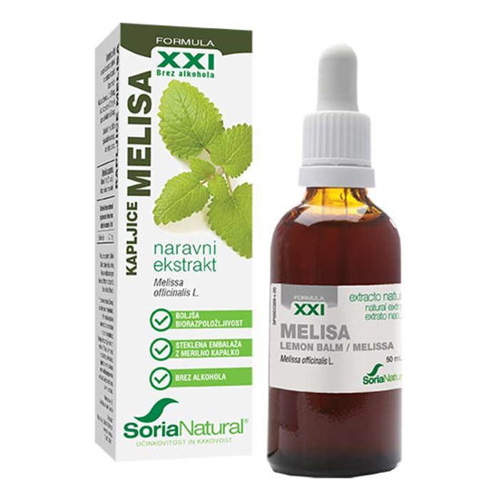 Soria Natural melisa XXI kapljice, 50 mL