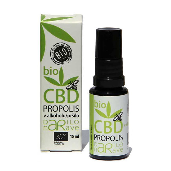 BIO CBD z dodanim propolisom Darilo Narave, 10 mL