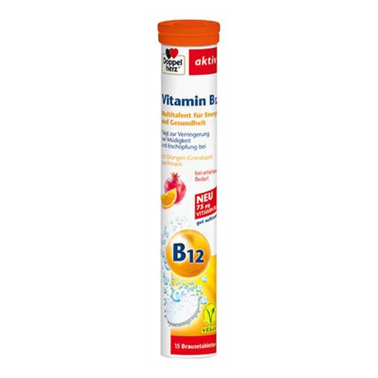DoppelHerz Aktiv B12, 15 šumečih tablet