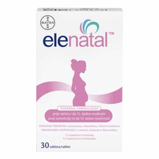 EleNatal, 30 filmsko obloženih tablet