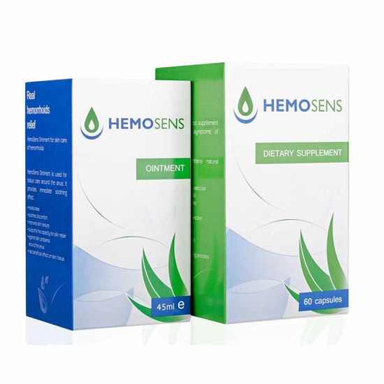 HemoSens komplet (kapsule in mazilo)