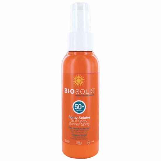 BioSolis bio zaščitni sprej (mlečna tekstura) s SPF 50, 100 mL