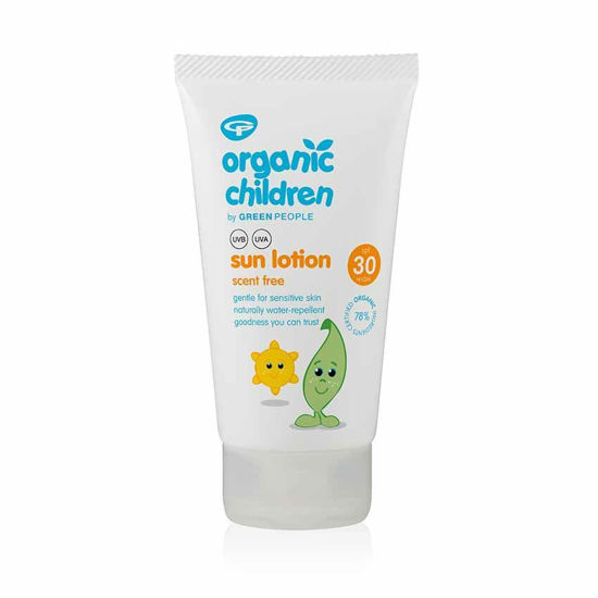 Green People otroška krema za sončenje z ZF30 brez dodanih dišav, 150 mL
