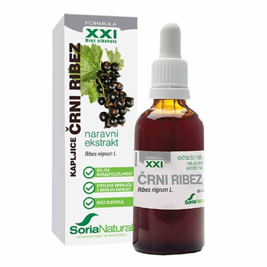 Soria Natural črni ribez XXI kapljice, 50 mL