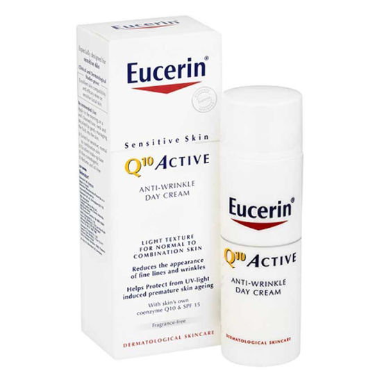 Eucerin Q10 Active fluid za občutljivo kožo, 50 mL