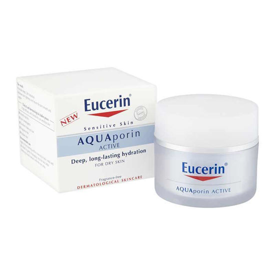 Eucerin AQUAporin Active bogata nega za suho/občutljivo kožo, 50 mL