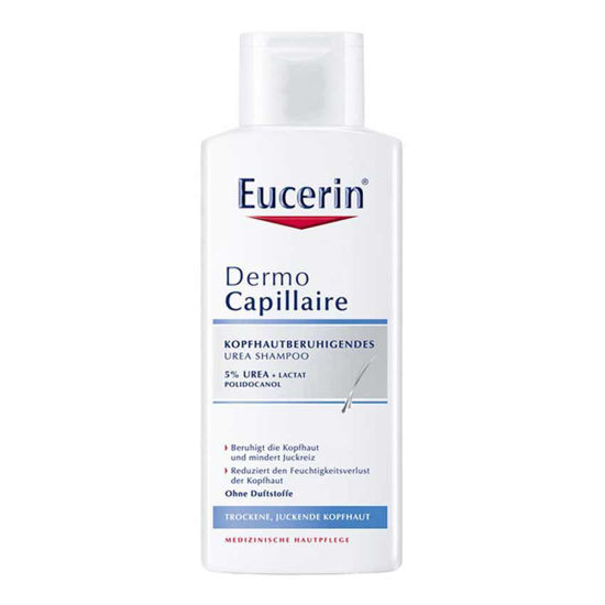 Eucerin DermoCapillaire 5% urea šampon za suho in srbeče lasišče, 250 mL