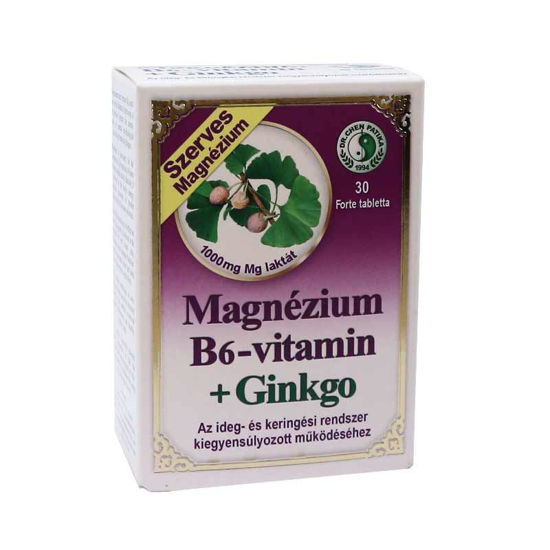Magnezij + B6 + ginkgo, 30 tablet