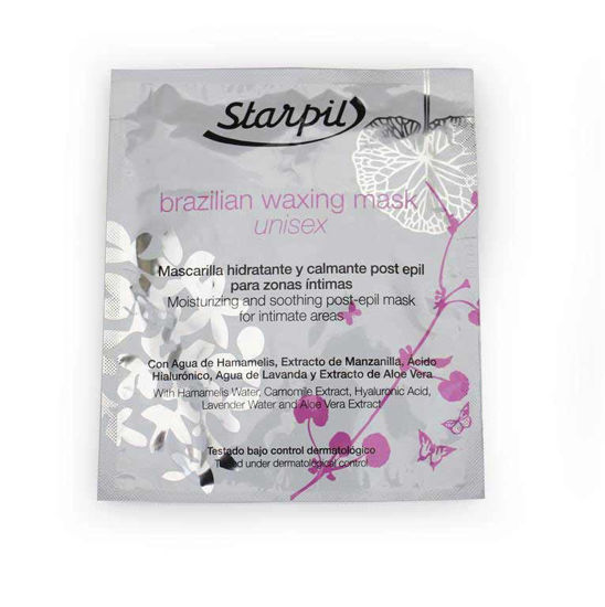 Starpil Unisex brazilska maska za po depilaciji dlačic, 5 mask