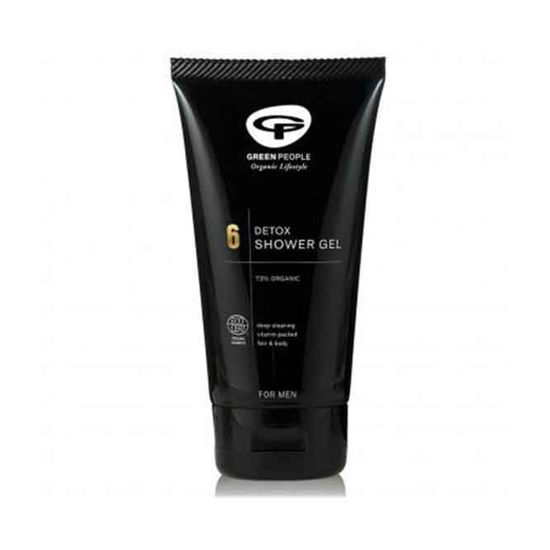 Green People Detox bio šampon za telo in lase za moške, 150 mL