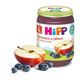 Slika Hipp kašica jabolka in borovnice, 190 g