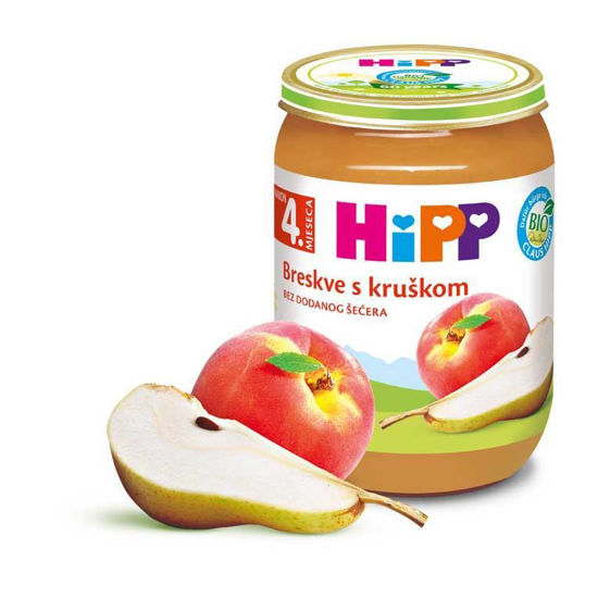Hipp Breskve s hruško, 190 g