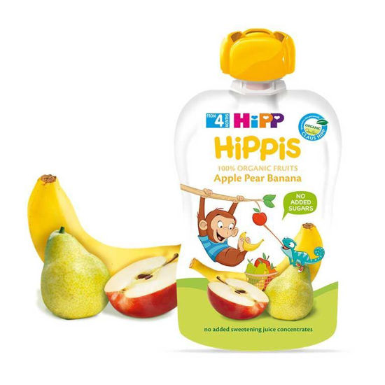 Hipp Hippis sadno veselje jabolka, hruške in banane, 100 g