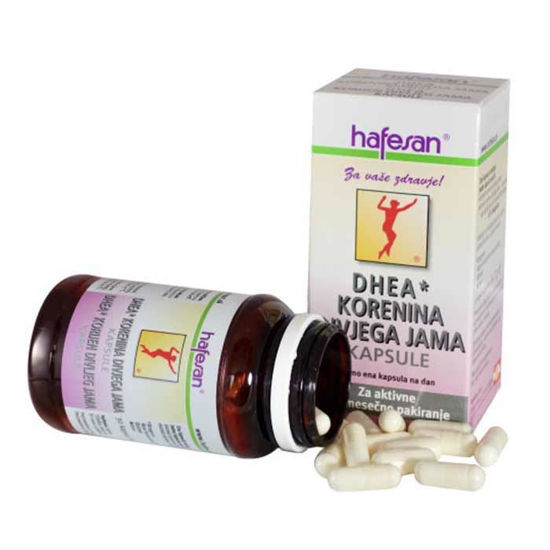 Hafesan DHEA divji jam 400 mg, 30 kapsul ali KOMPLET